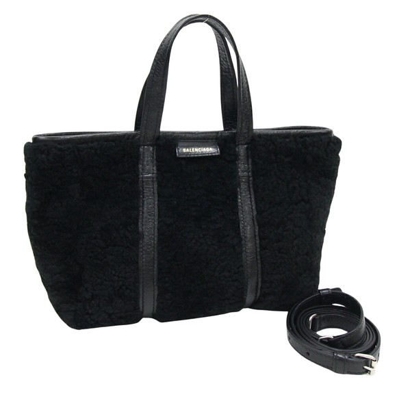 Balenciaga Everyday Black Wool handbag - Picture 1 of 5